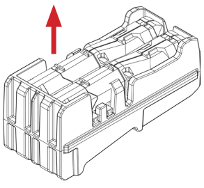 Remove safety clip from TASER 7 CQ Cartridges